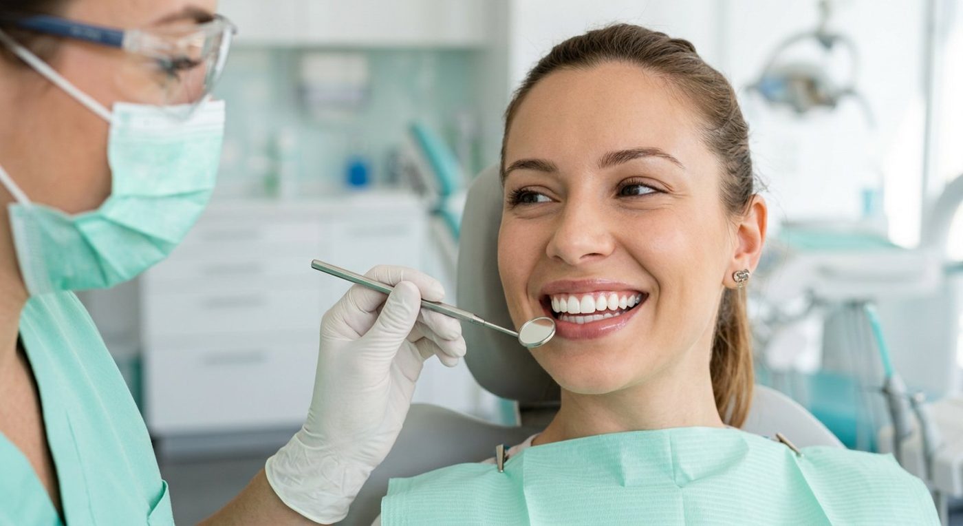 A bright healthy smile at a modern dental clinic